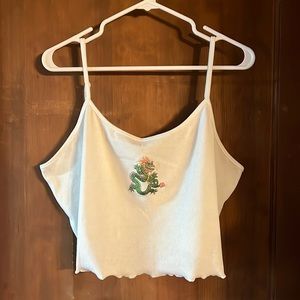 4X SHEIN DRAGON CROP TANK